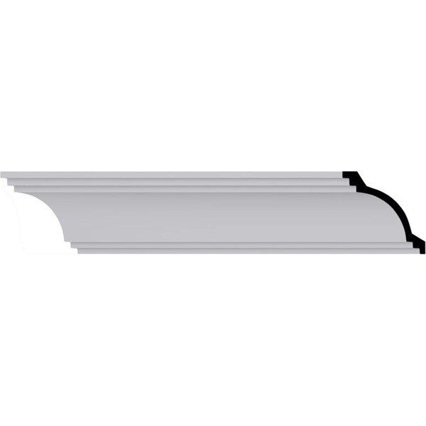 Ekena Millwork 5 7/8"H x 5 7/8"P x 8 3/8"F x 94 1/2"L Kent Crown Moulding MLD06X06X08KE - main